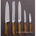 Olive Wood Handle Cutlery Set Of 6